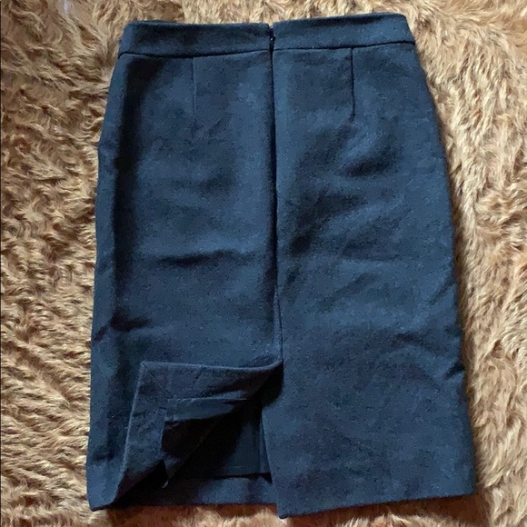 J. Crew gray wool pencil skirt - Picture 2 of 3